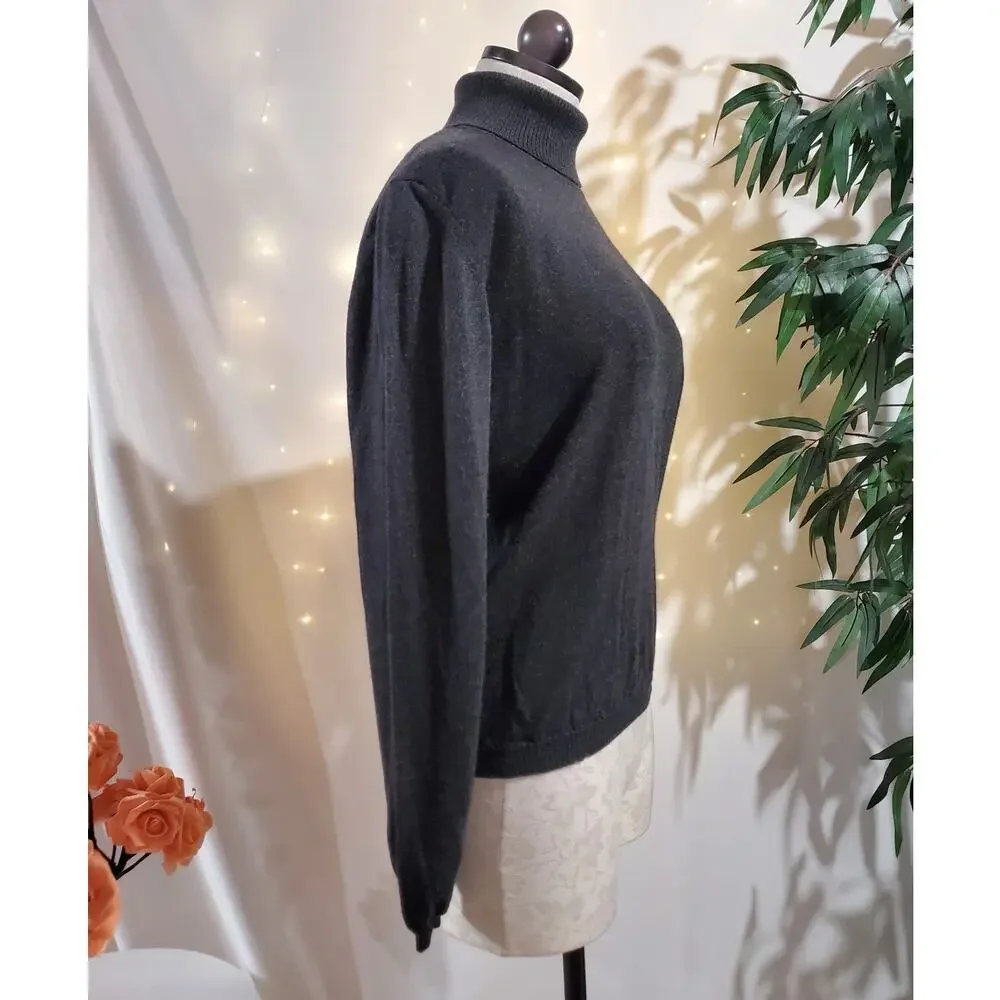 Brooks Brothers Black Turtleneck Sweater - Picture 2 of 8